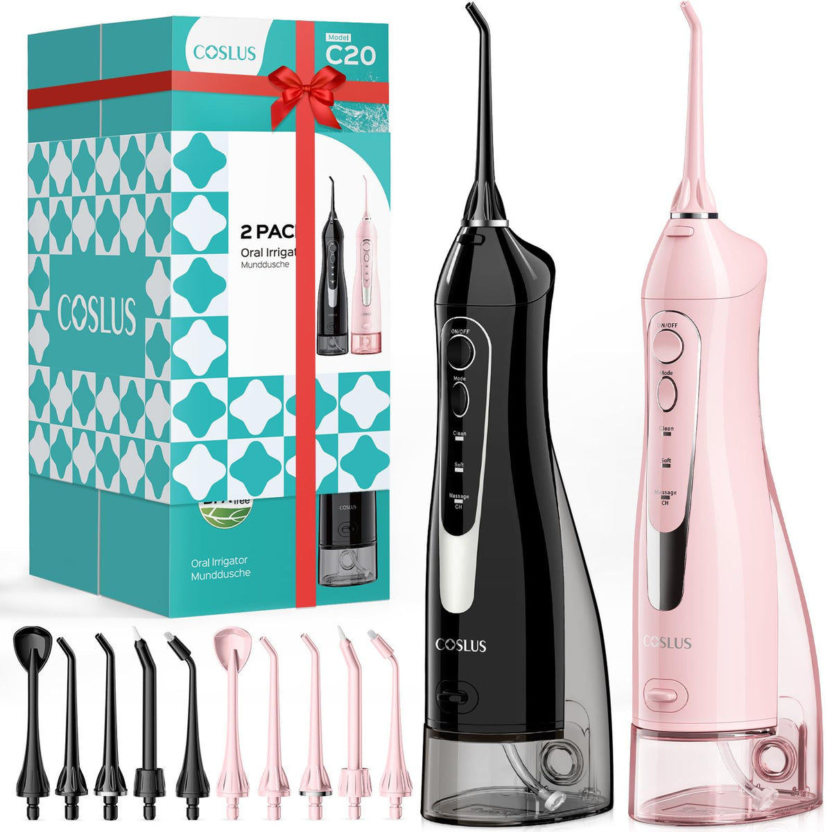 COSLUS C20 two-pack front view for family use
