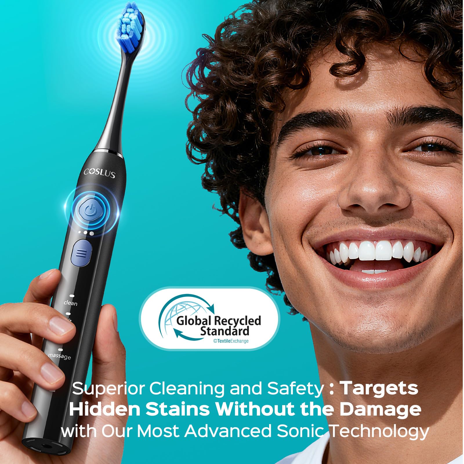 COSLUS C30 magnetic motor supports durable cleaning power for long‑term use.