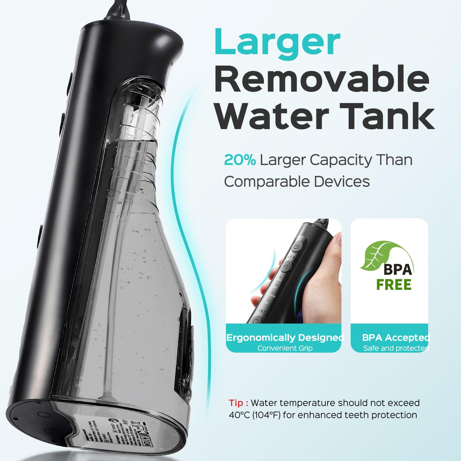 COSLUS C50 family nozzles enable shared oral care at home.