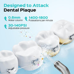 COSLUS C51 compact, lightweight design suits on-the-go oral care.