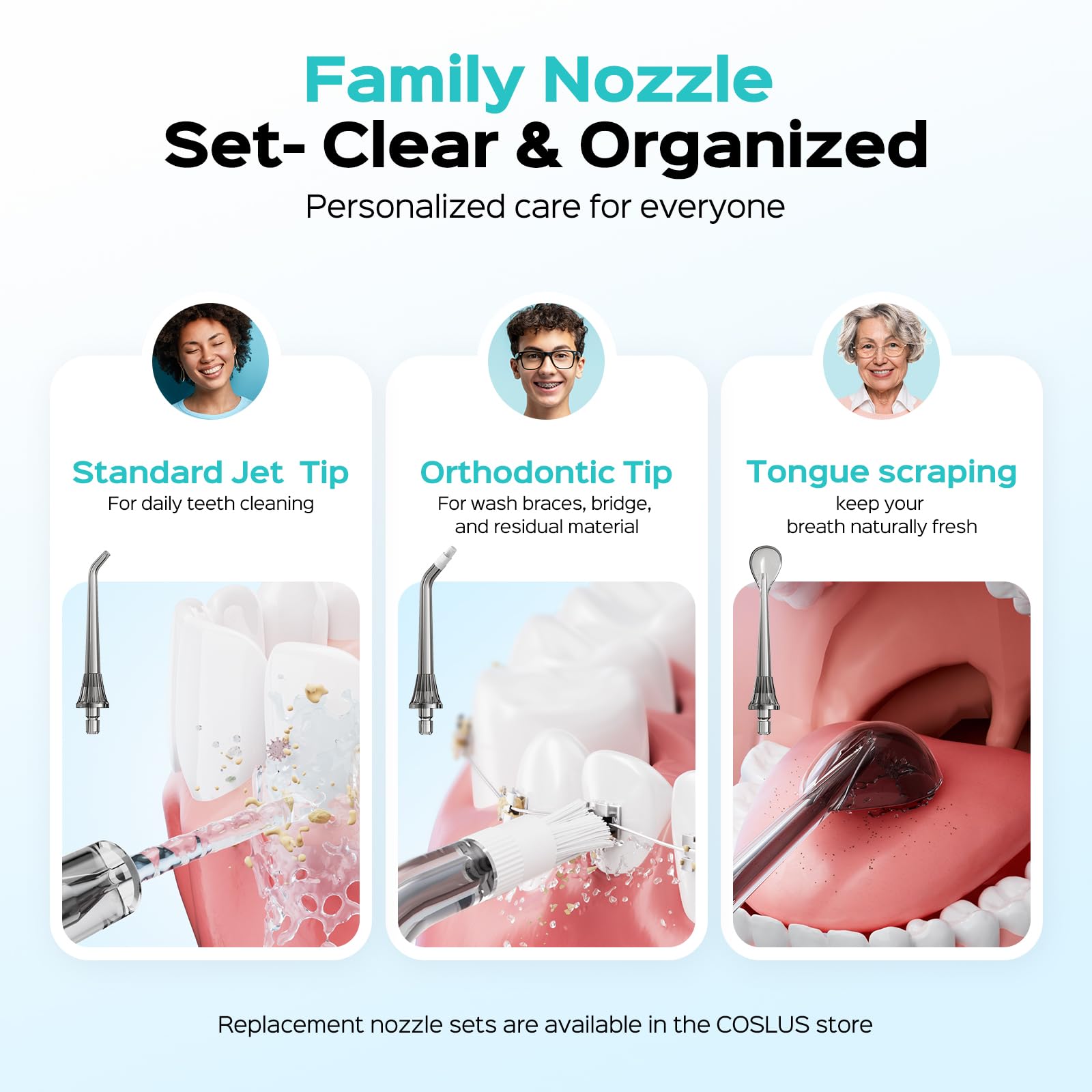 COSLUS C51 wide-mouth tank simplifies quick refills and cleanup.