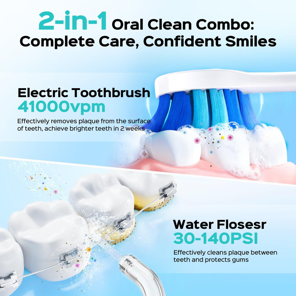 COSLUS C51C30 water flosser tank compact design for easy storage