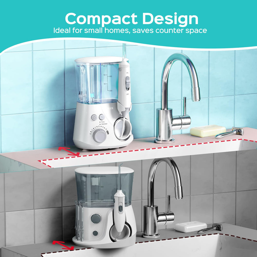 COSLUS E2 upright stand keeps the countertop tidy.