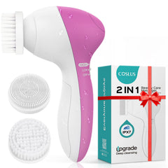 COSLUS FBS-D silicone head close-up for gentle exfoliation and pore care.