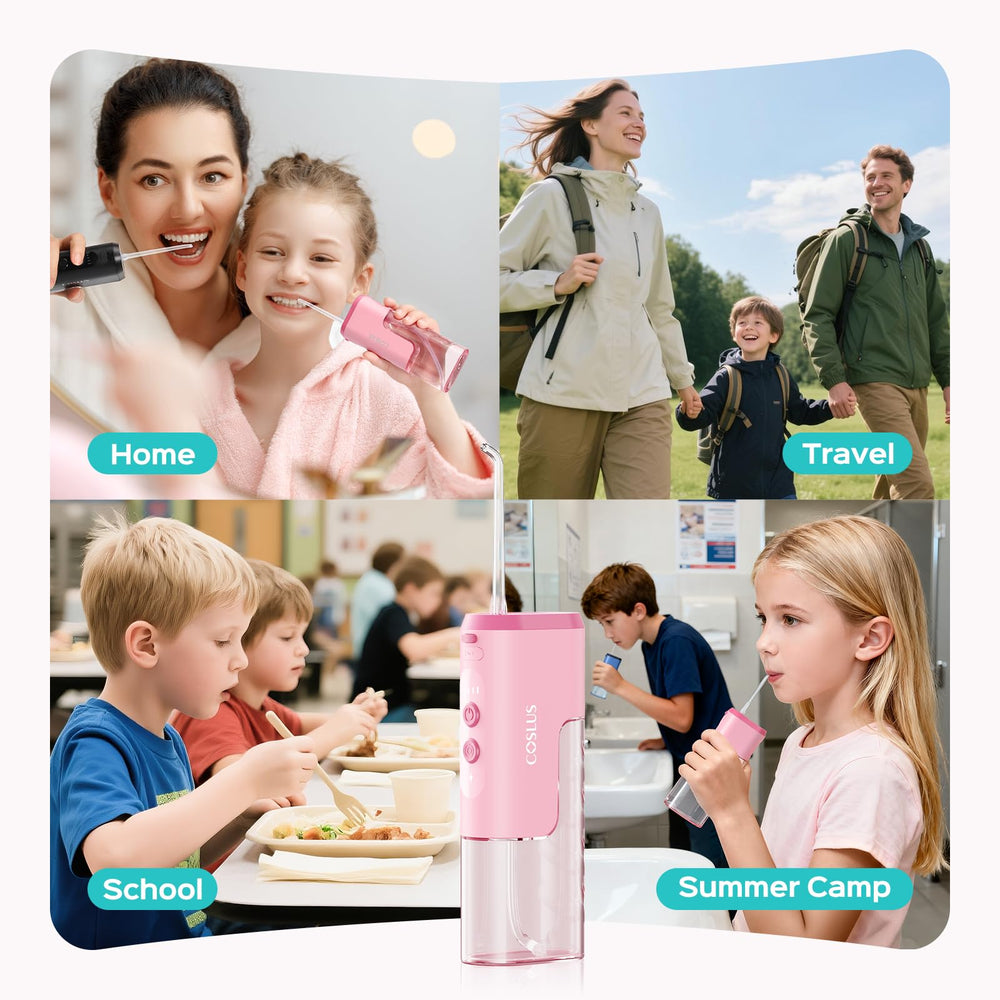 COSLUS T40 braces-friendly cleaning improves accessibility during braces wear.