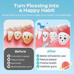 COSLUS T40 four mode system supports gentle to deep cleaning for growing smiles