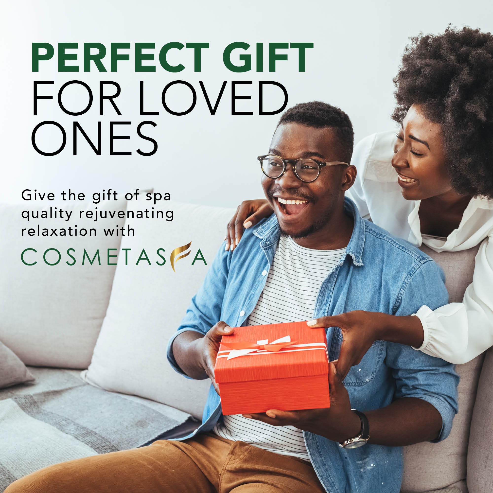 Cosmetasa easy self-massage routine with soothing scent.