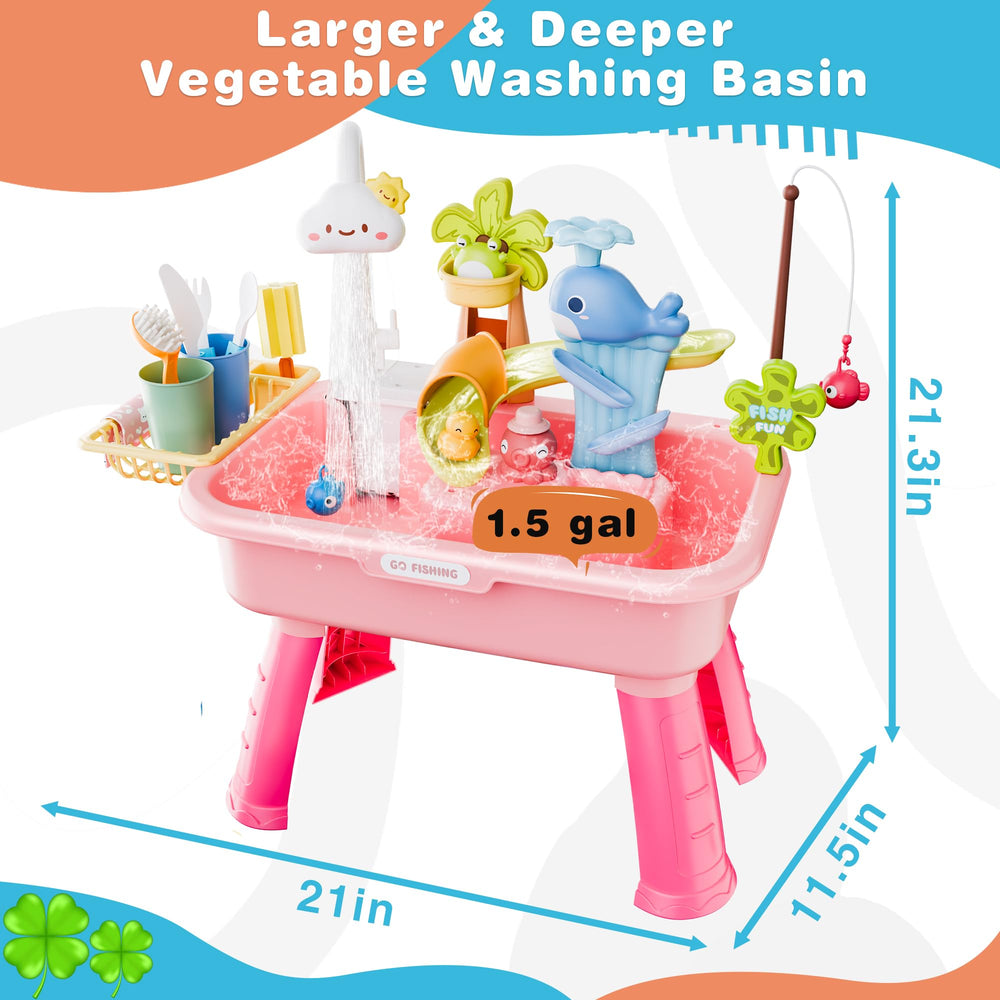 Cosminy water table outdoor sensory play durable for backyard exploration.