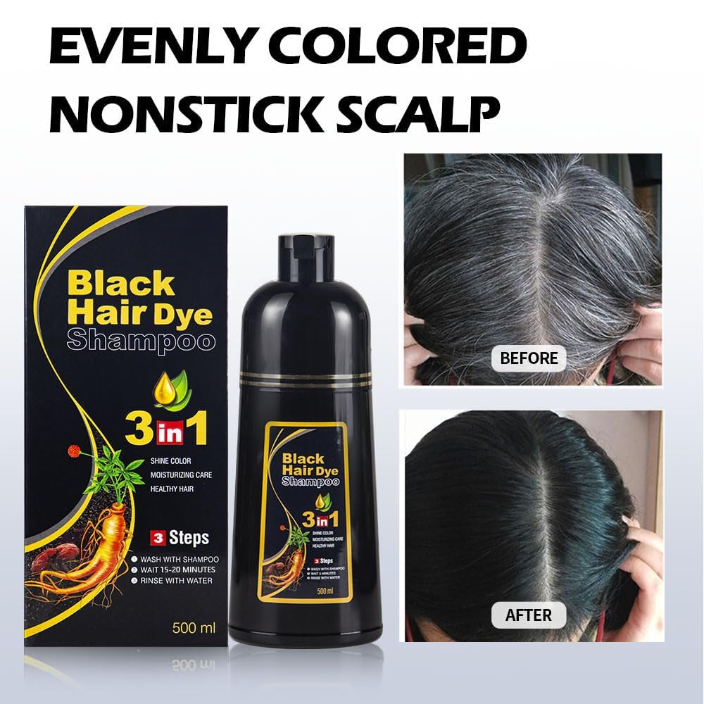 Cosmpro 3-in-1 dye shampoo with paraben-free formula for at-home color and care.