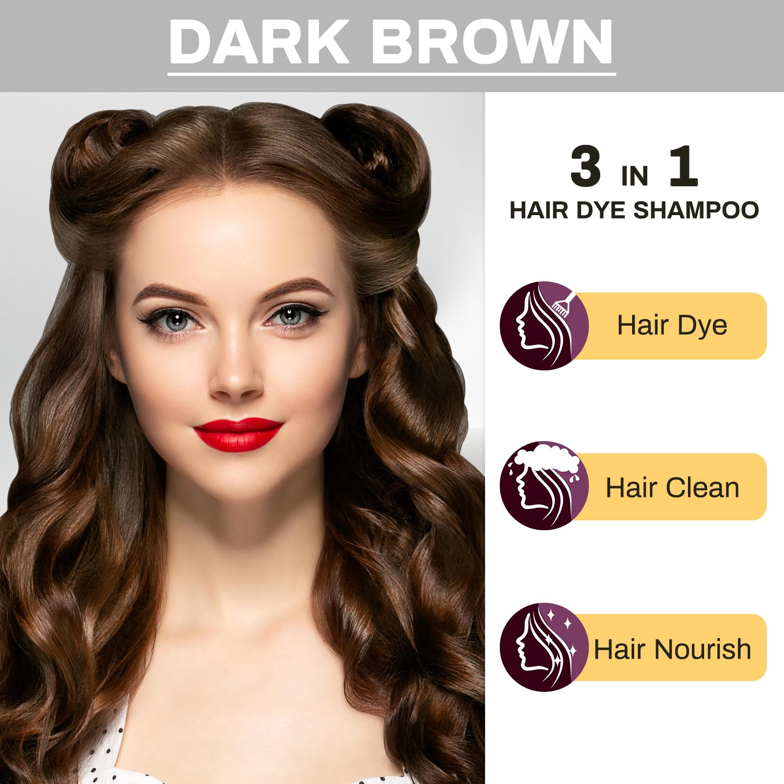 Cosmpro glossy soft hair close-up after use