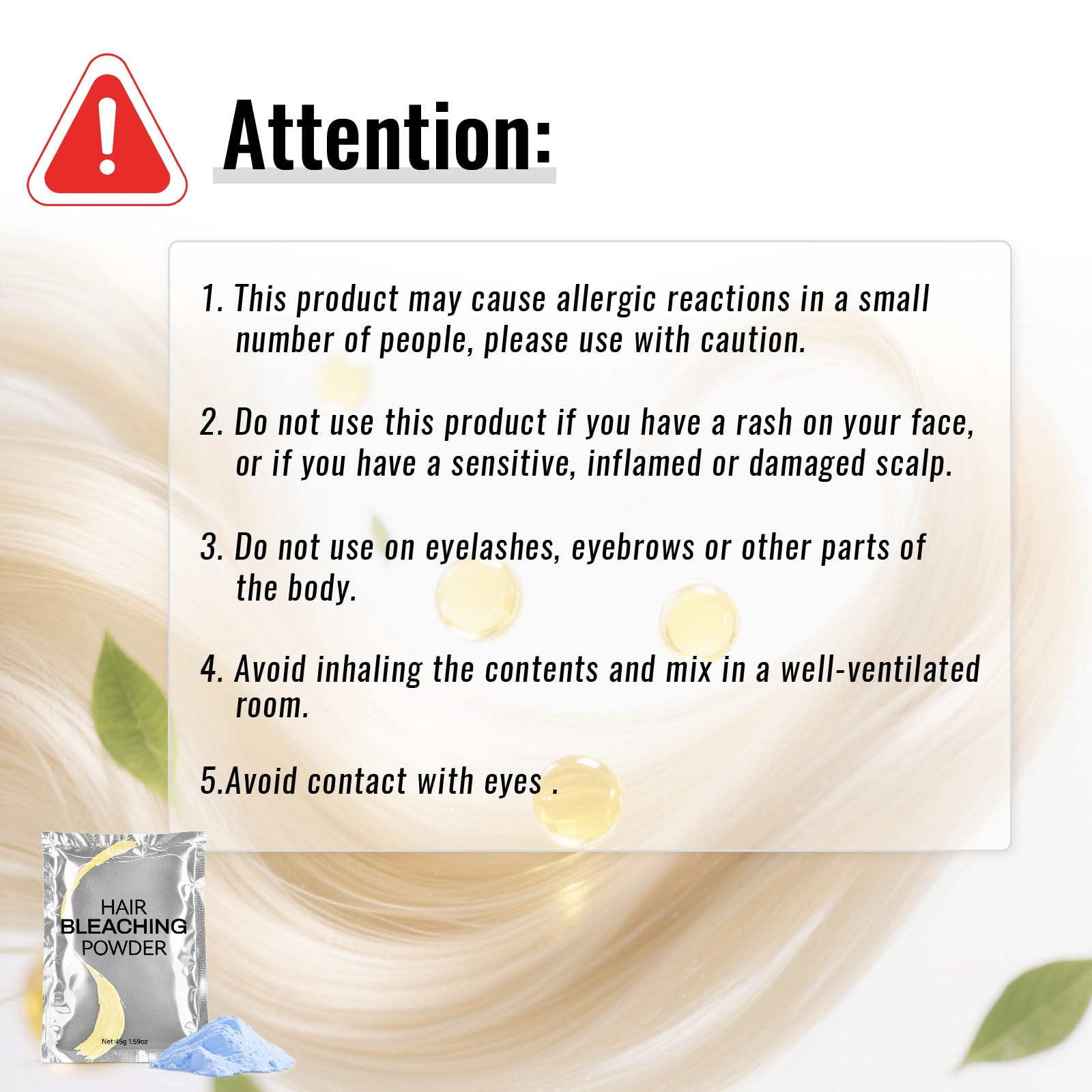 COSMTEK Allergy patch test reminder before use