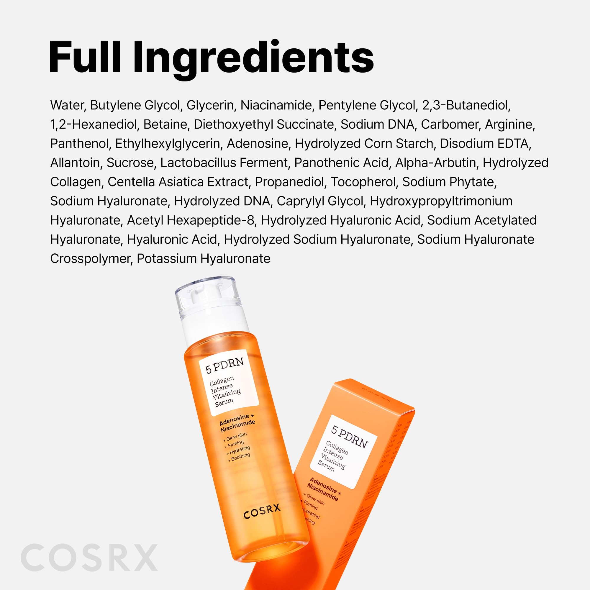 Morning or night skincare routine featuring COSRX 5 PDRN Collagen Serum