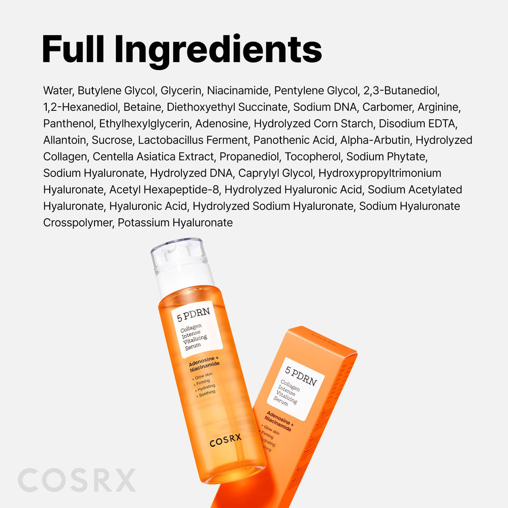 Morning or night skincare routine featuring COSRX 5 PDRN Collagen Serum