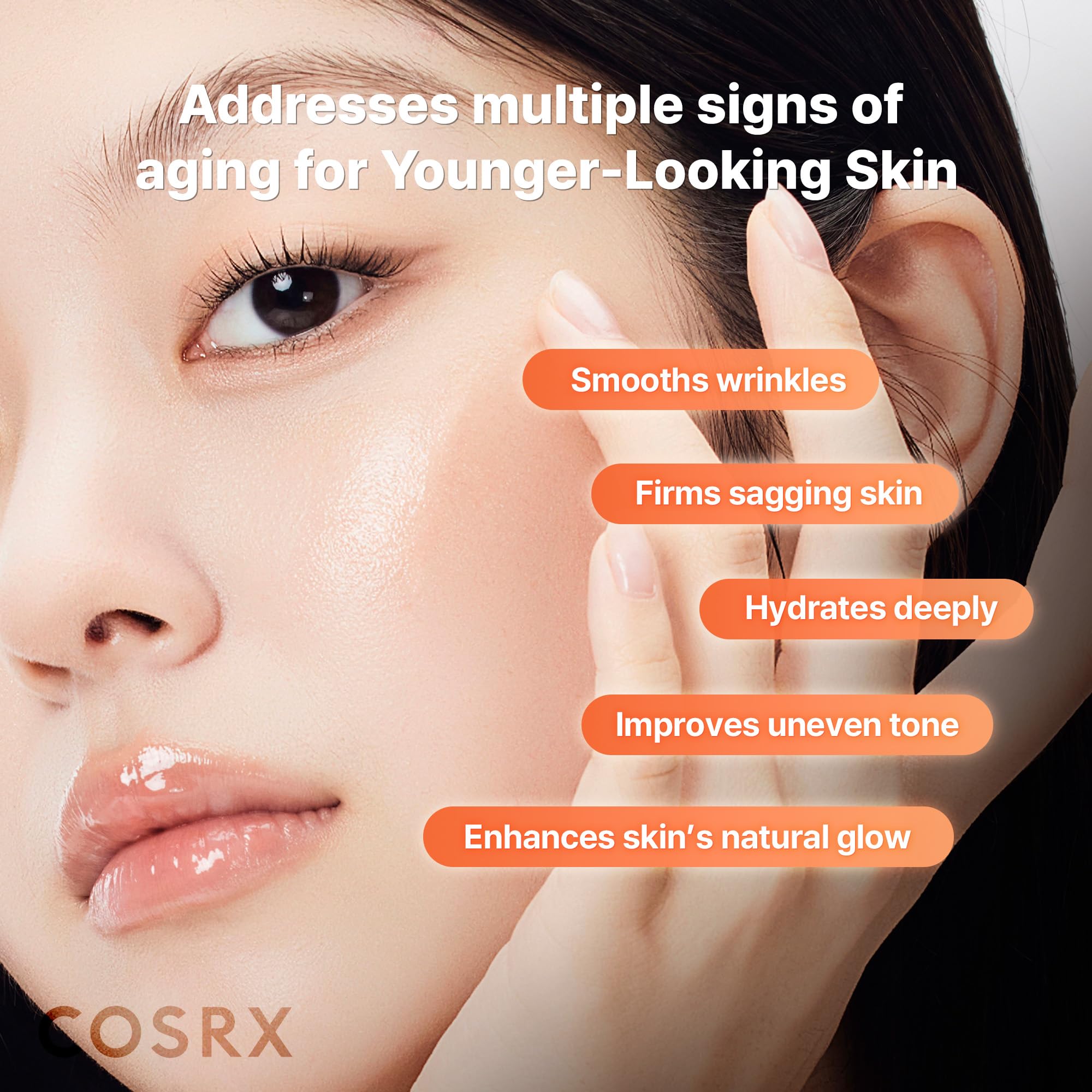 Closeup of serum texture suggesting smooth absorption on skin