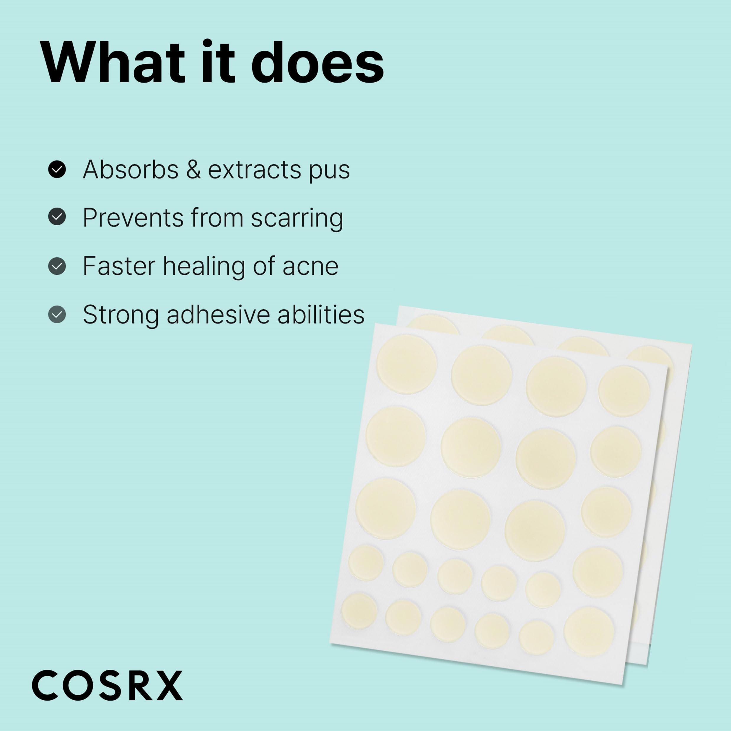 COSRX patch suitable for body spots and larger areas