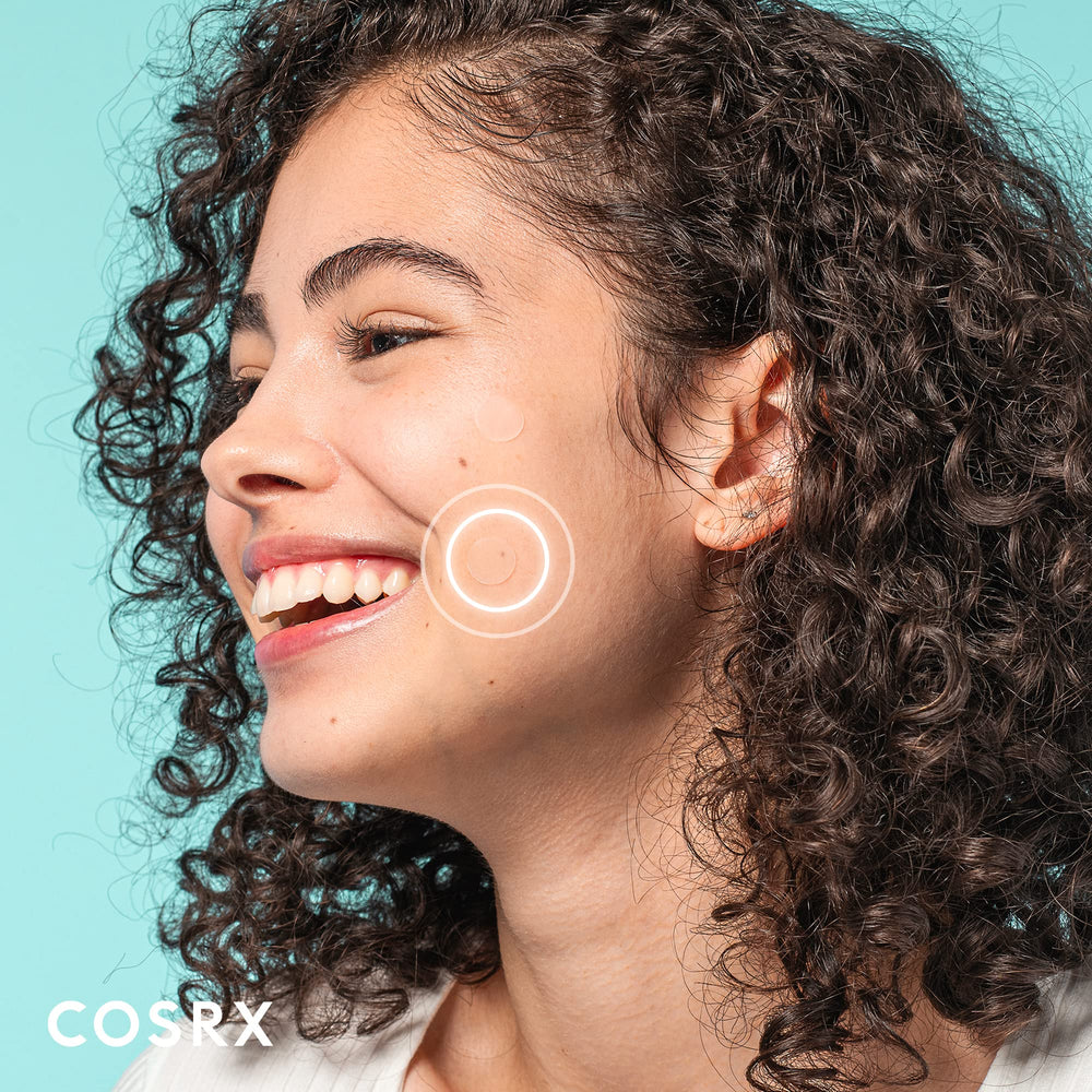 COSRX packaging displays 24 patches across three sizes