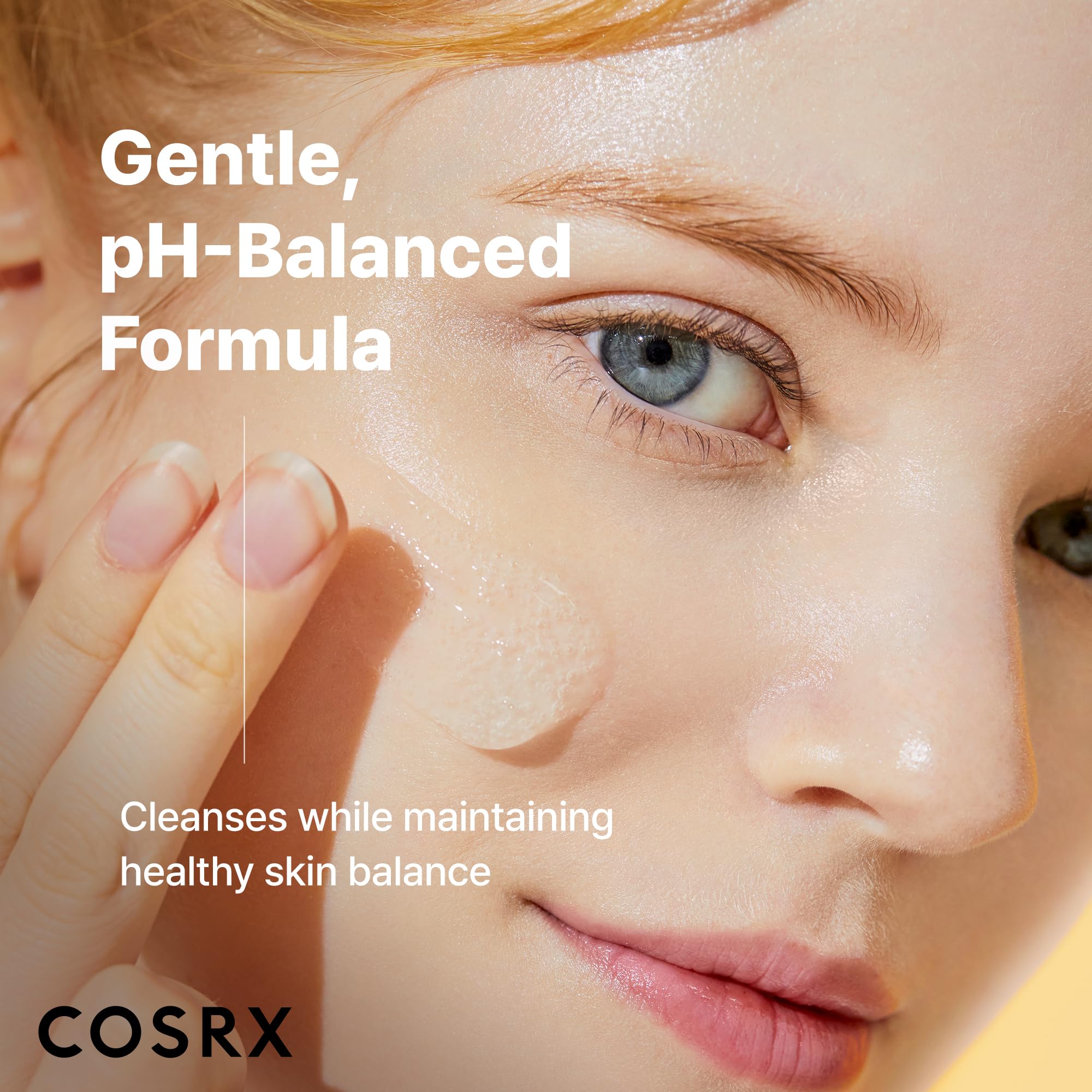 COSRX packaging label highlighting cruelty-free and parabens-free formula