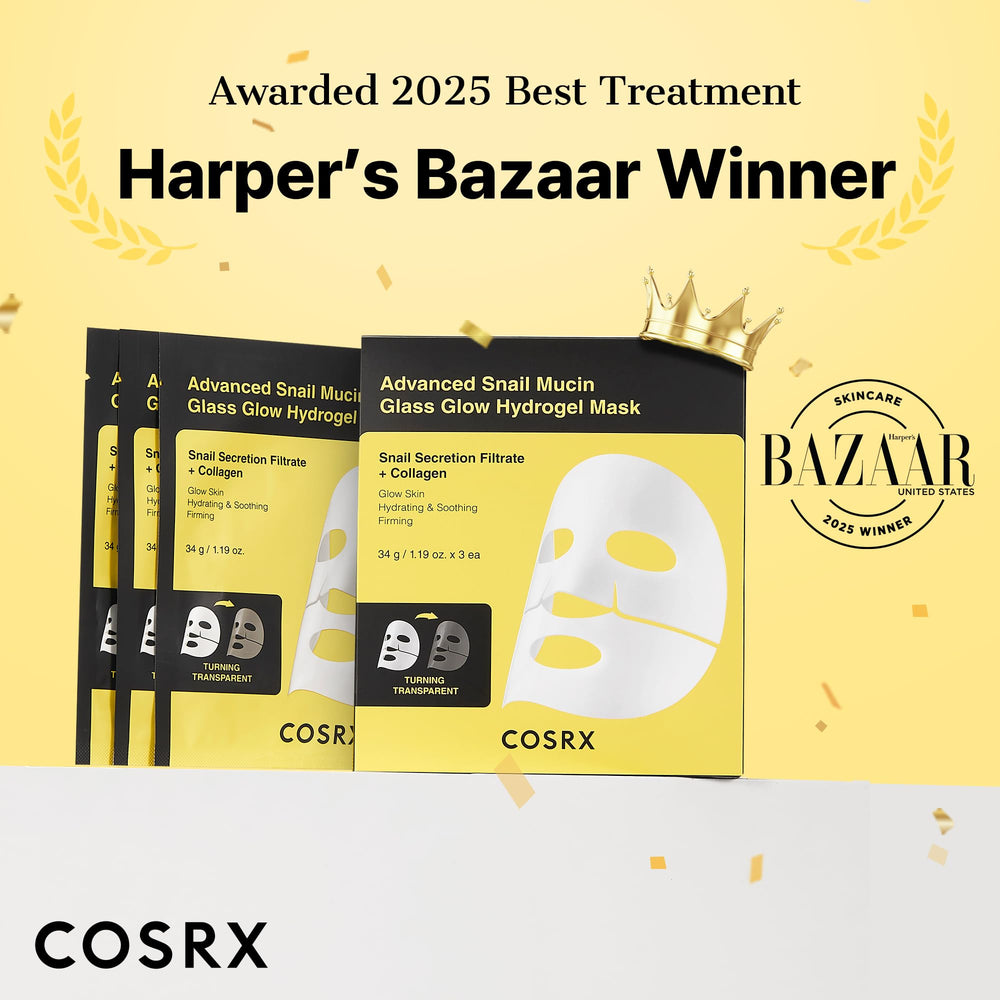 COSRX mask in foil pouch highlights travel friendly packaging