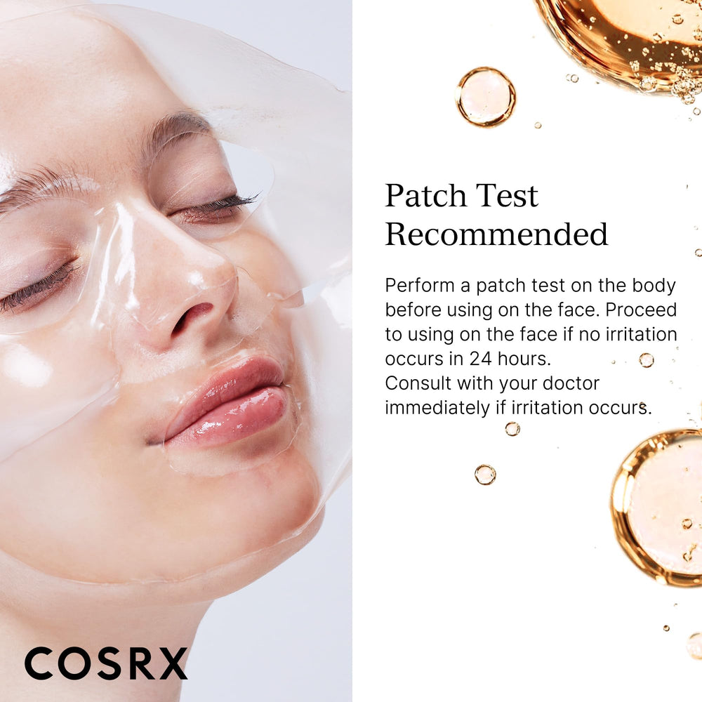 Night-use setup with COSRX Alpha-Arbutin hydrogel mask