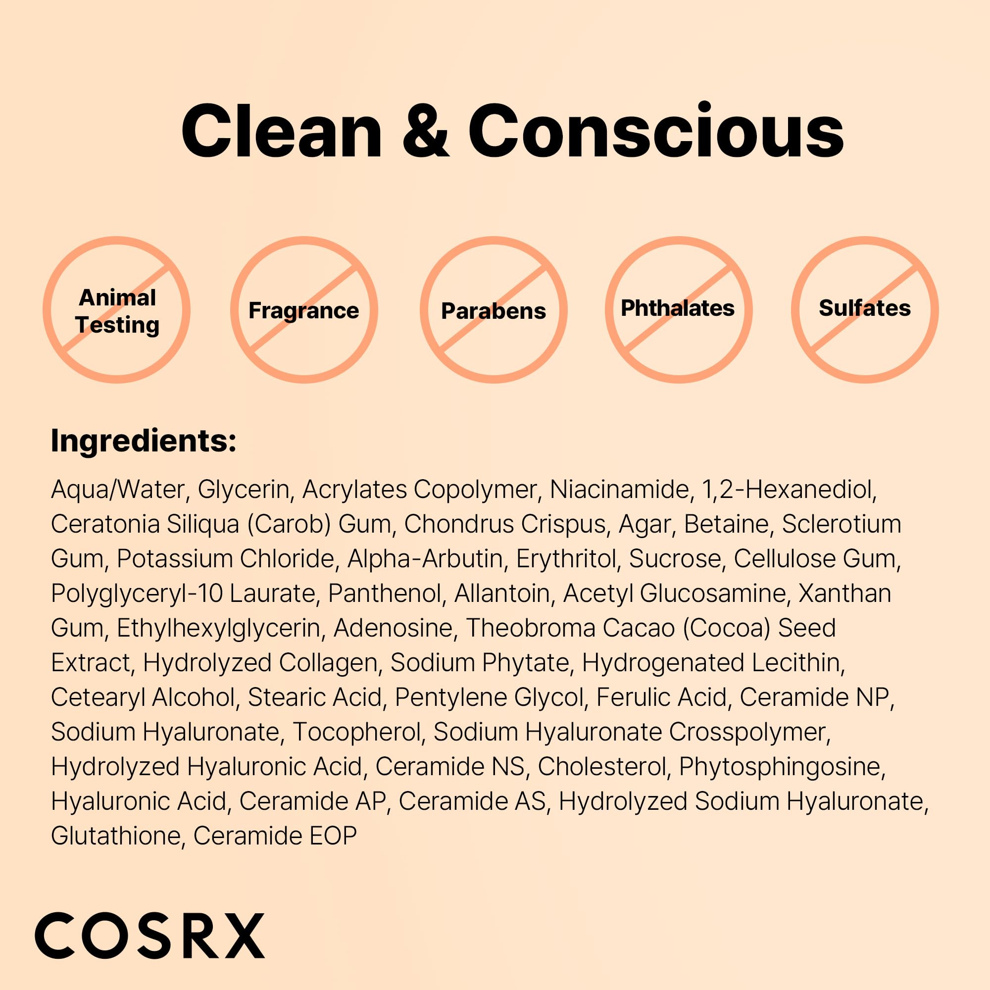 Packaging close-up of COSRX Alpha-Arbutin mask