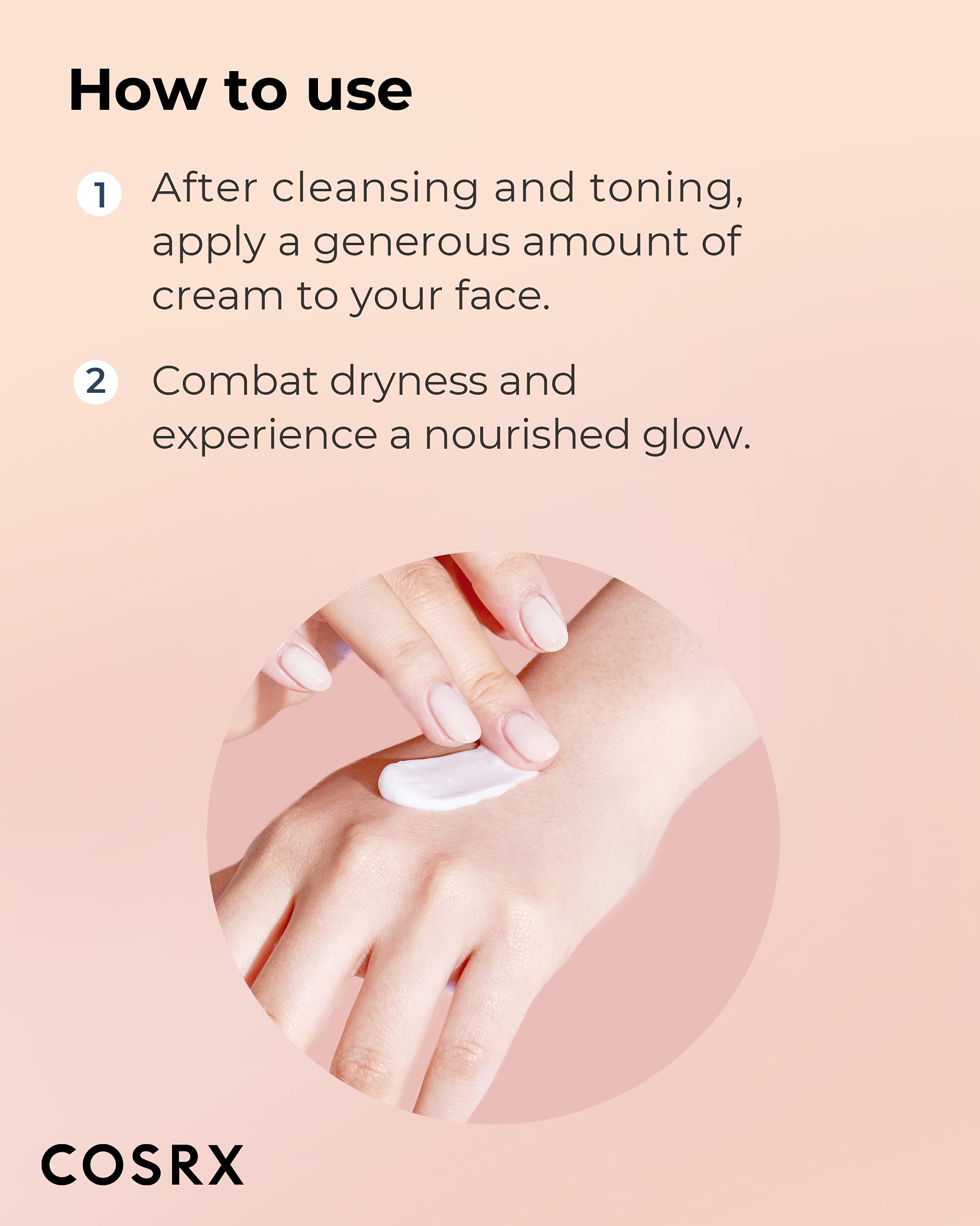 Aesthetic product shot of COSRX Balancium Comfort Ceramide Cream in calm setting