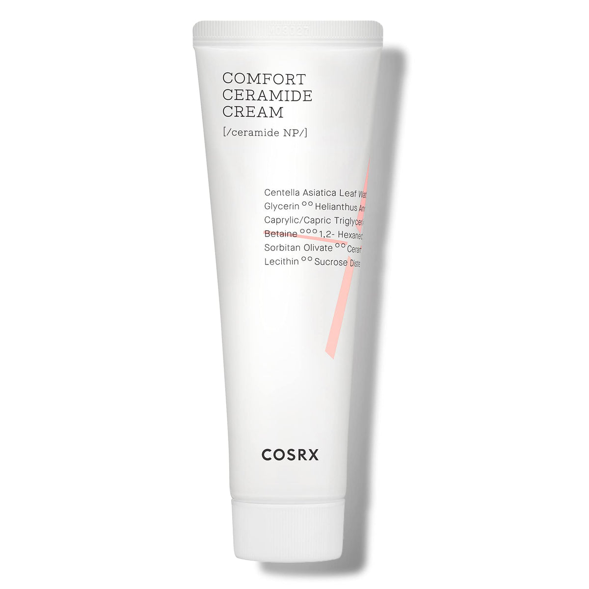 COSRX Balancium Comfort Ceramide Cream jar showing rich hydration texture