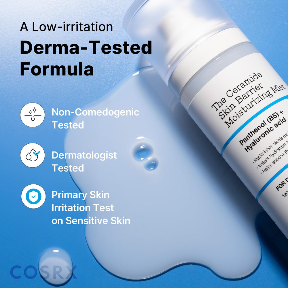 Usage after cleansing provides a lightweight refresh for dry skin.