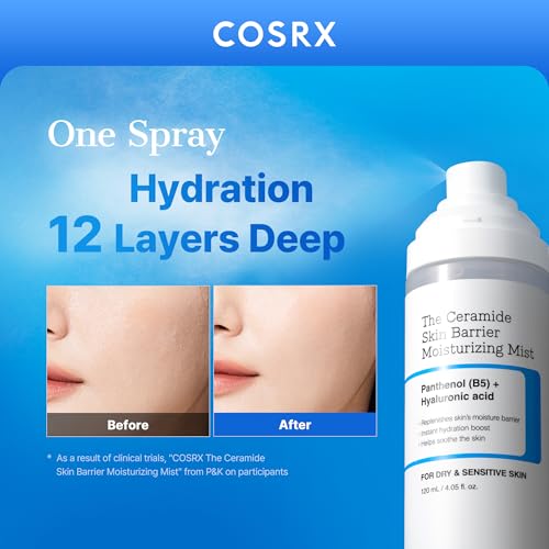 COSRX Barrier Cream Face Mist bottle side view showing compact spray.