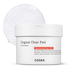 COSRX BHA Toner Pads packaging shows 70 sheets for exfoliation.