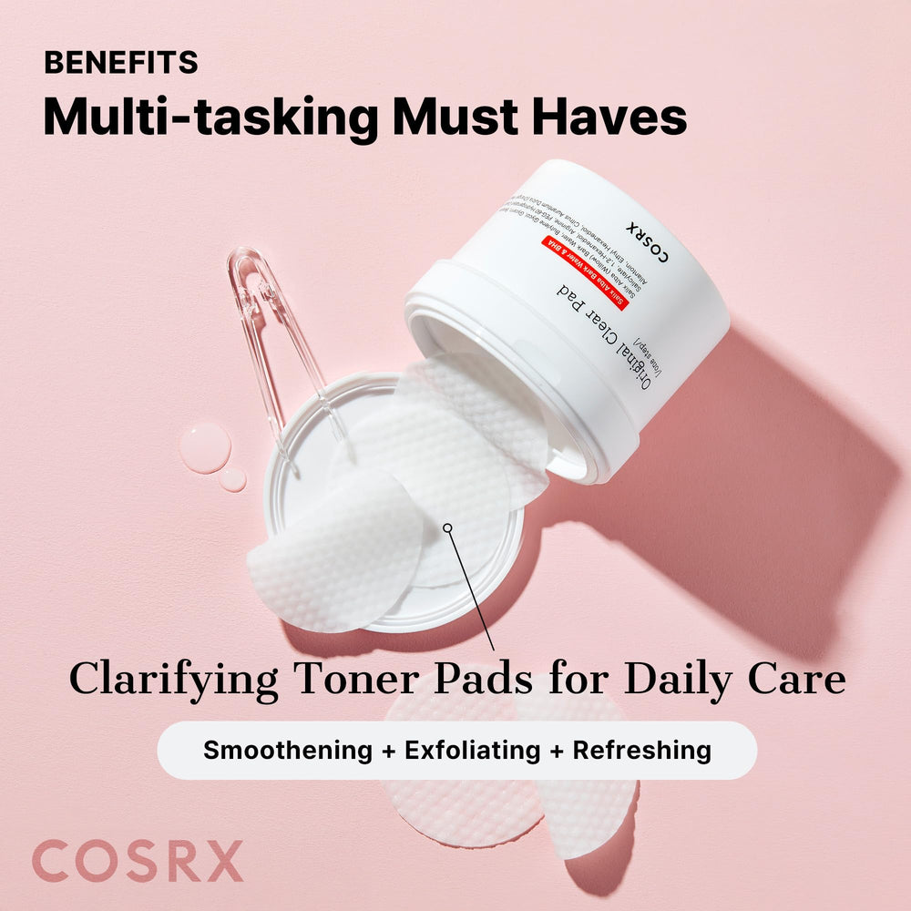 COSRX BHA Toner Pads willow bark ingredient close-up.