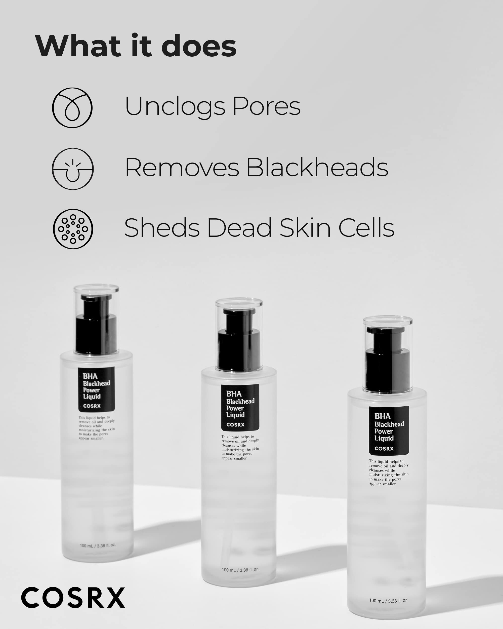COSRX bottle on bathroom shelf for an easy skincare routine