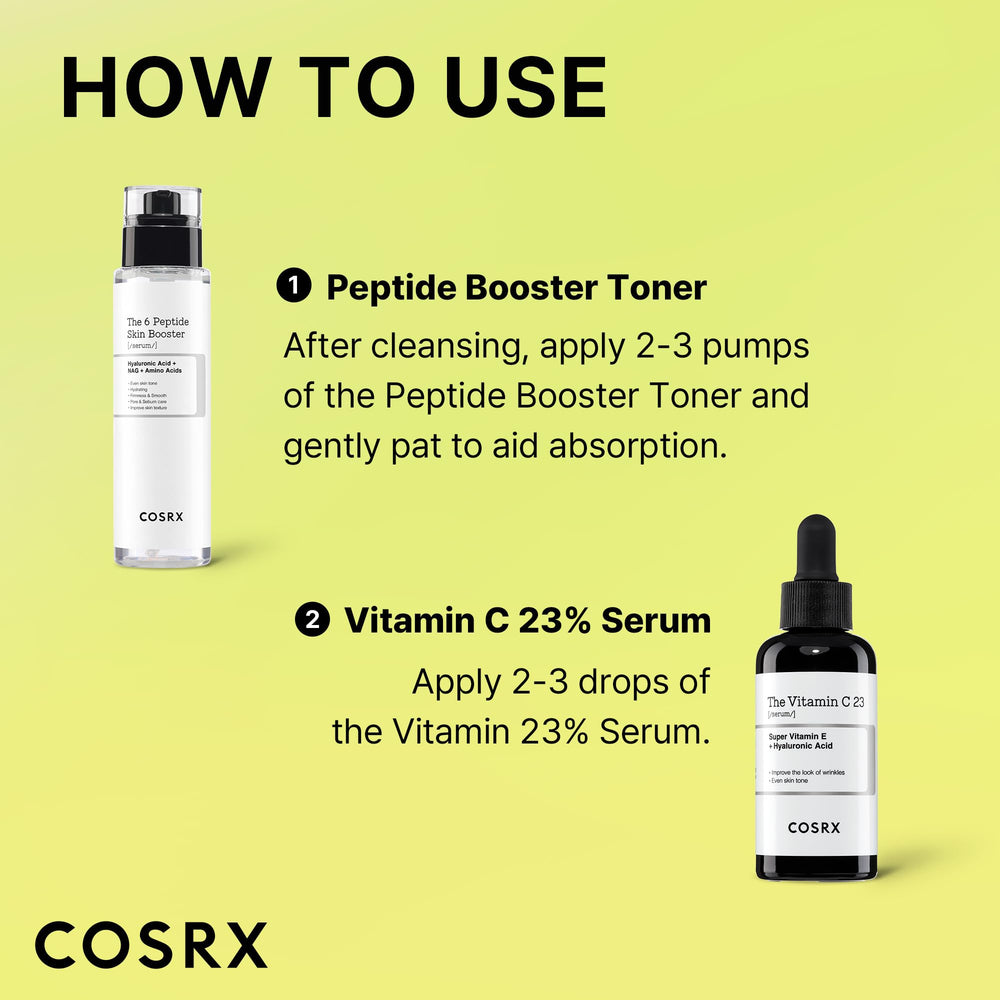 COSRX Brightening skincare duo for a two-step morning routine