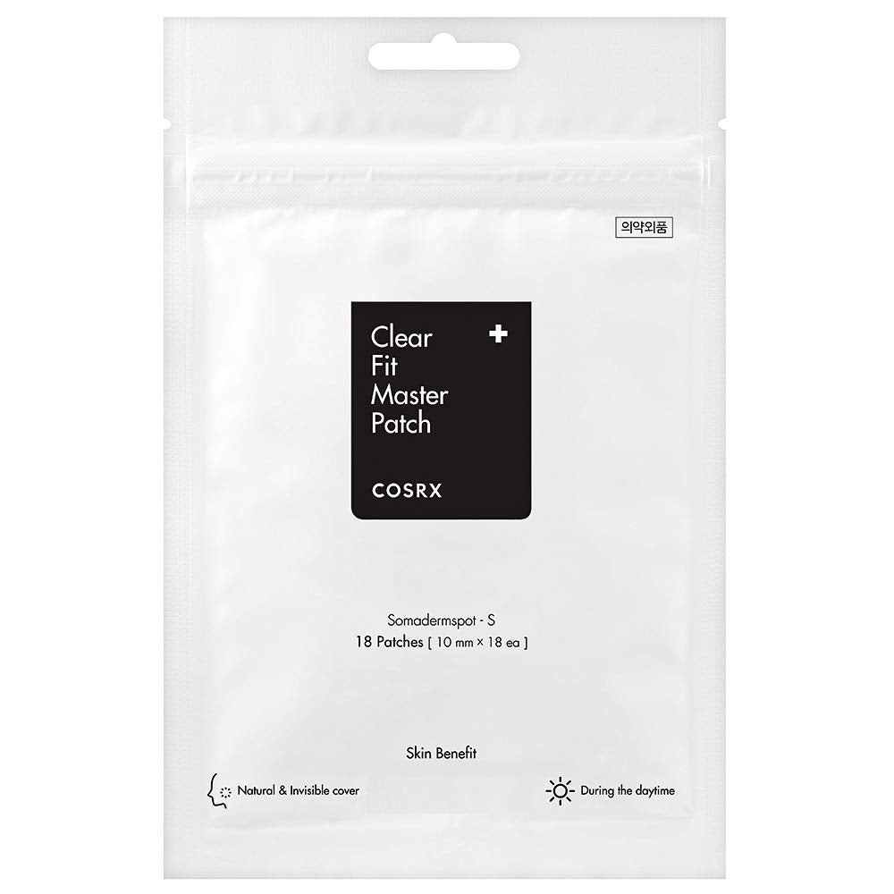 COSRX Clear Fit Master Patch packaging for discreet blemish care.