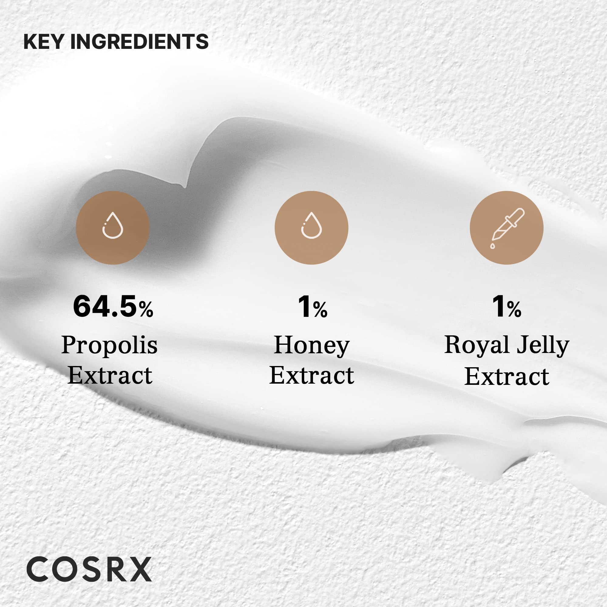 COSRX Full Fit Propolis Light Cream ingredients highlight propolis, honey, and royal jelly