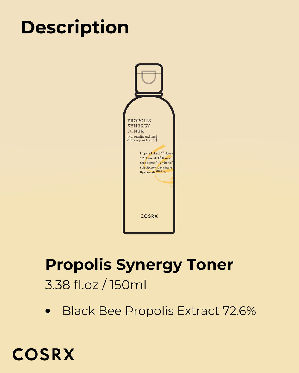 COSRX Full Fit Propolis Synergy Toner skin application demonstrates soothing hydration during routine
