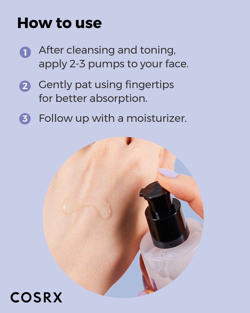 COSRX Galactomyces 95 toner packaging box emphasizing clean, skin-friendly formula