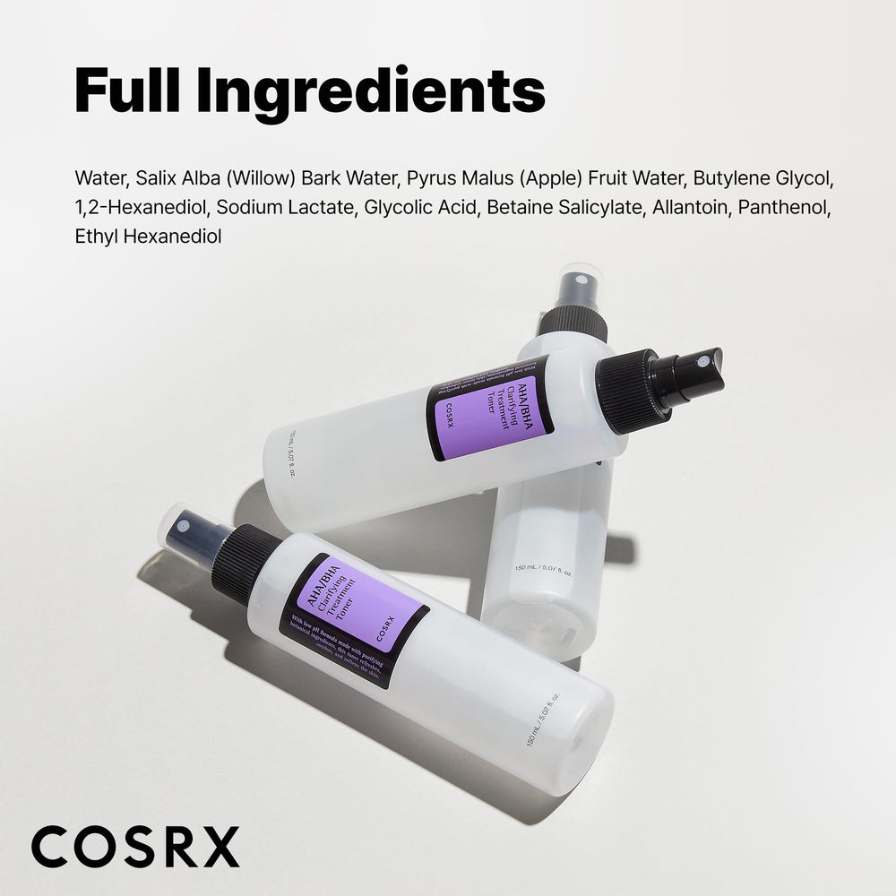 COSRX product line shot emphasizing gentle daily exfoliation