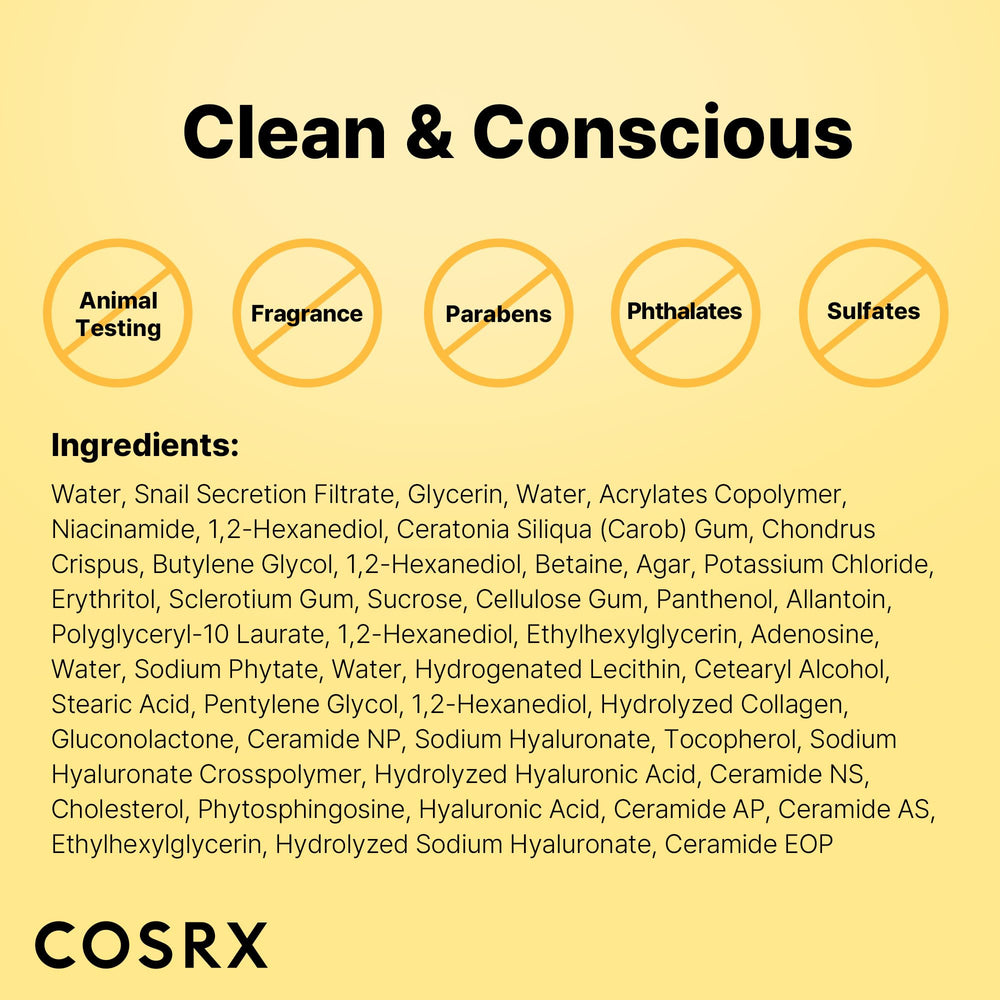 Overnight use with COSRX Glass Glow Mask for morning radiance