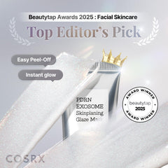 COSRX PDRN EXOSOME glaze wrap mask night routine for smooth skin.
