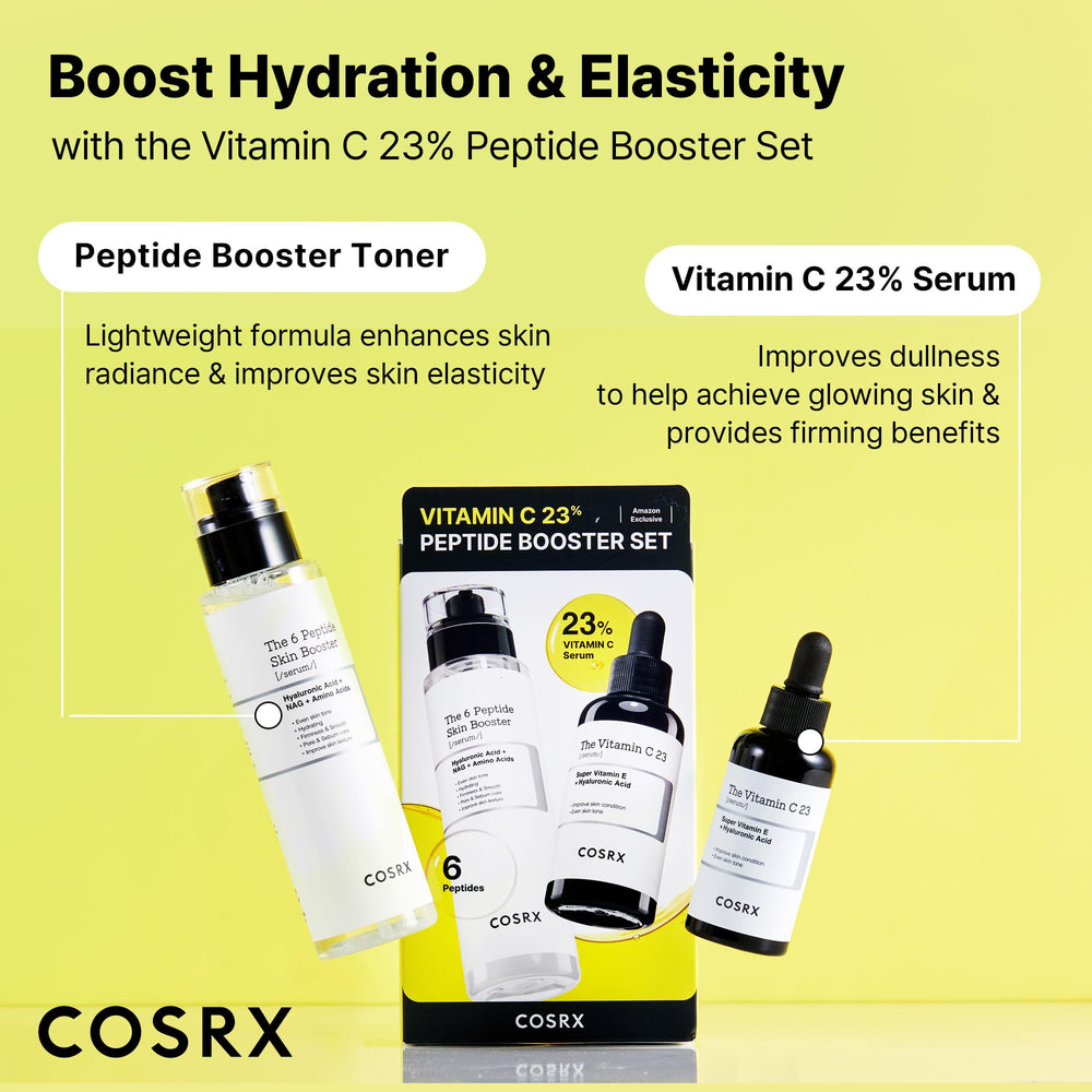 COSRX Peptide Booster Toner in use for skin renewal routine