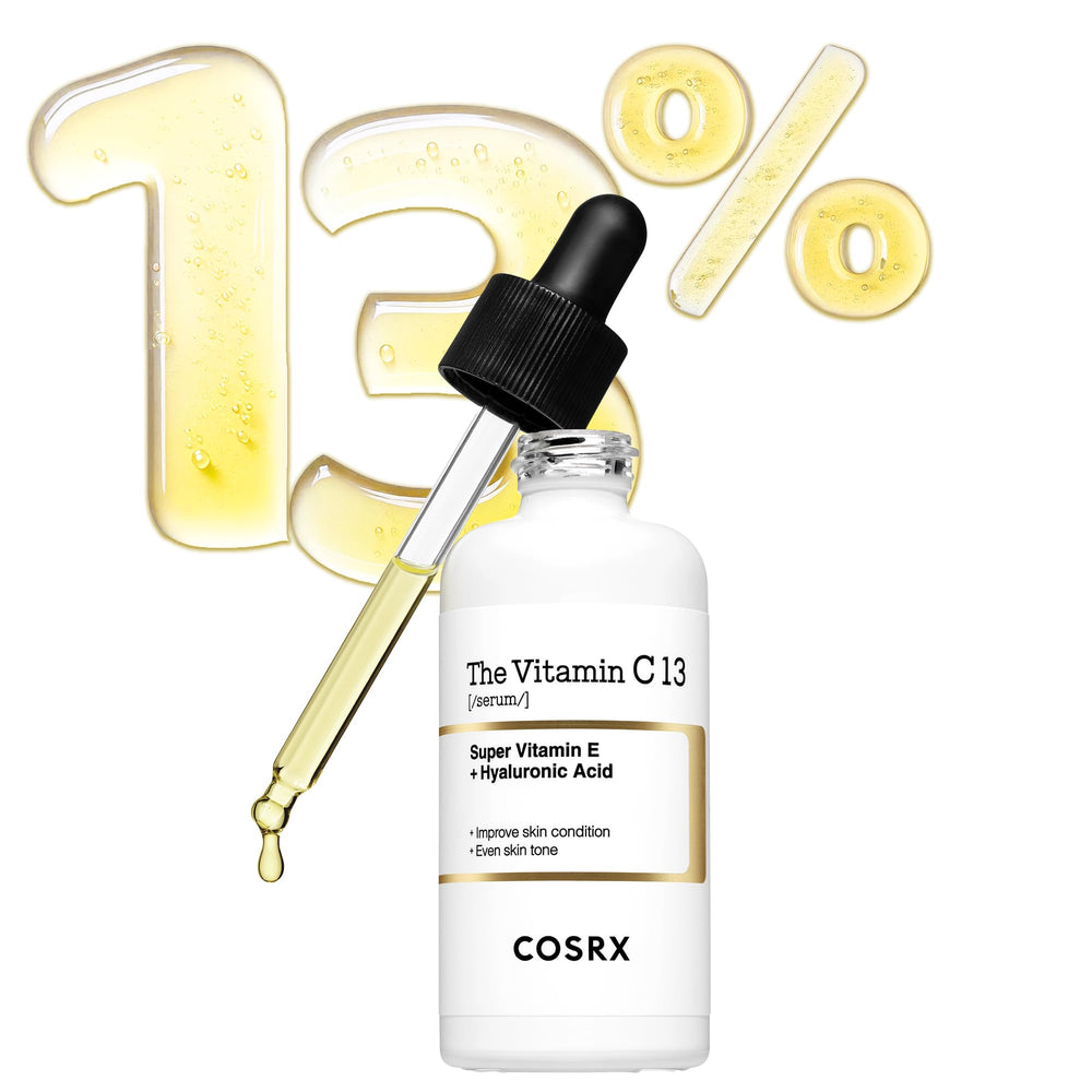 COSRX Pure Vitamin C 13% serum bottle for daily brightening routine