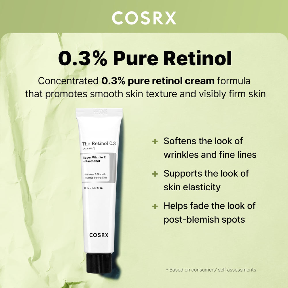 Texture swirl of COSRX Retinol 0.3% Cream indicating smooth application