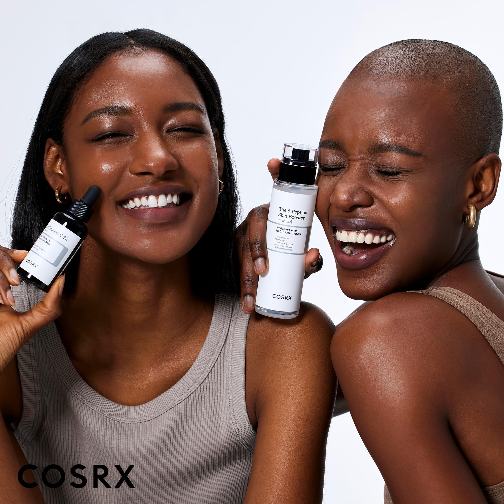 COSRX Serum pump top enables easy dispensing and minimal waste