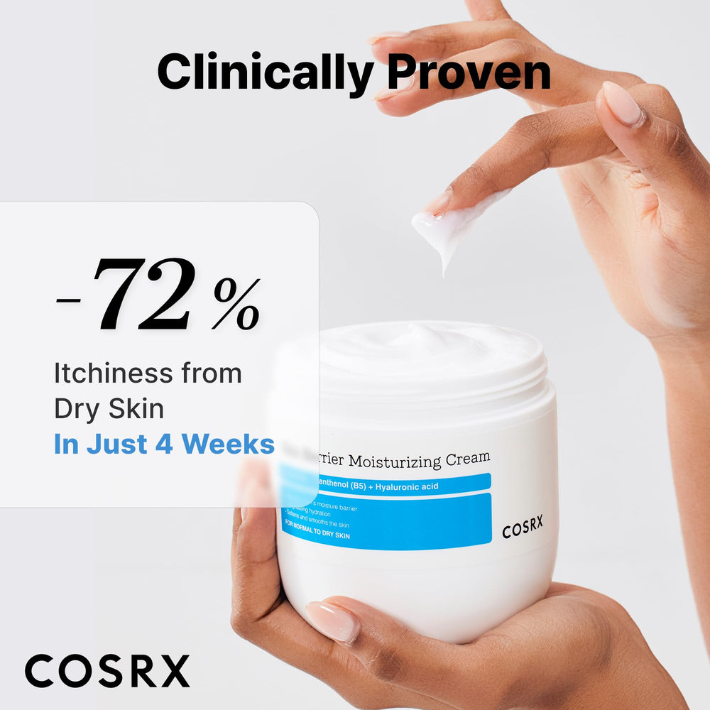 COSRX Skin Barrier Moisturizing Body Cream being applied on arm