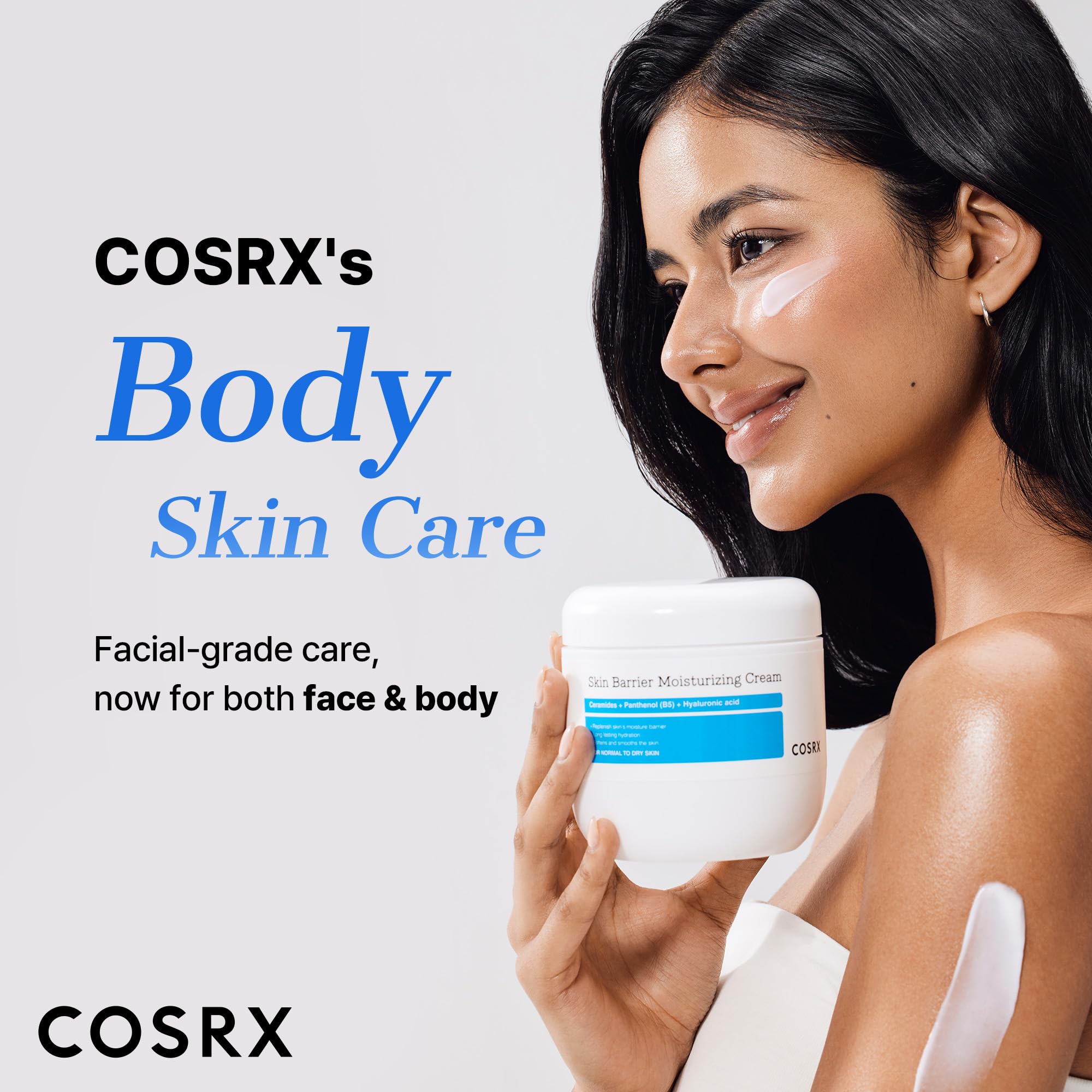 COSRX Skin Barrier Moisturizing Body Cream ceramide blend close-up