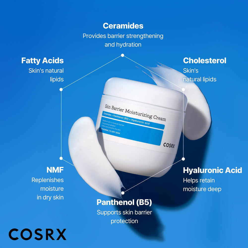 COSRX Skin Barrier Moisturizing Body Cream ingredients close-up