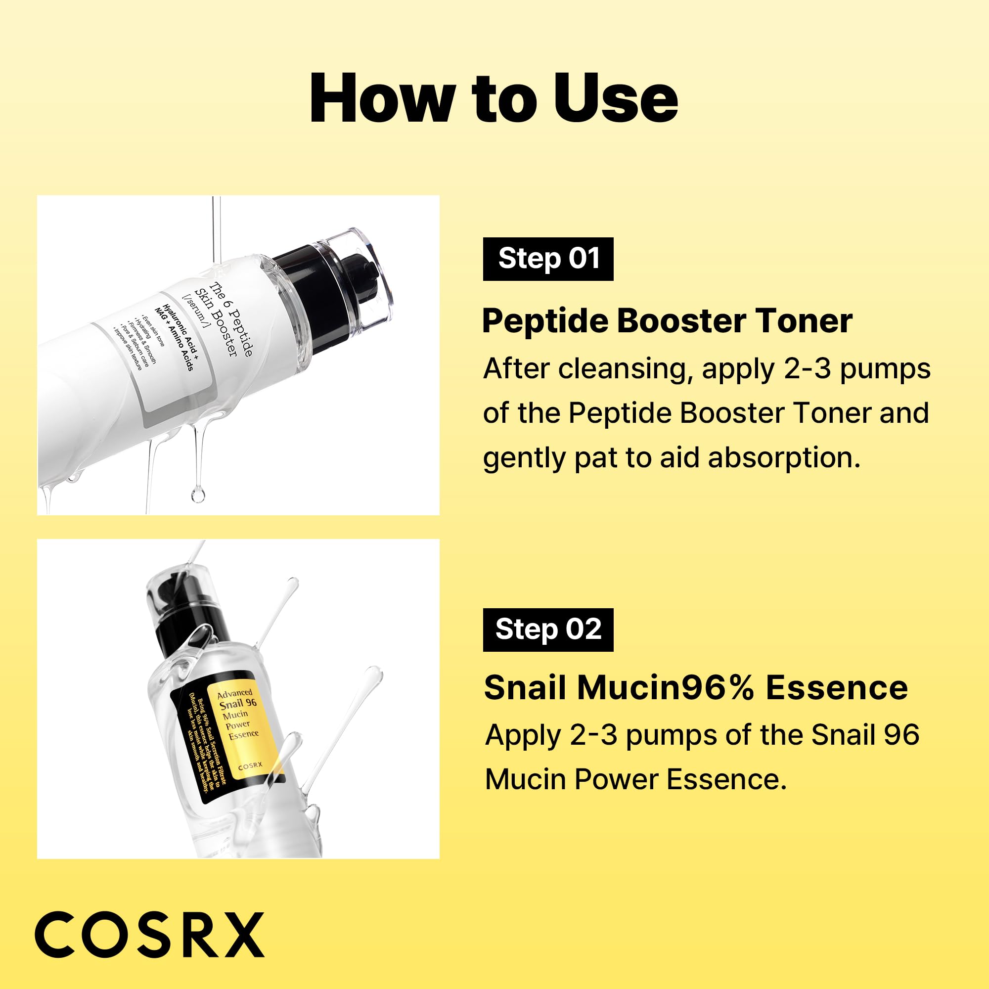 COSRX Snail Mucin booster set packaging that looks gift-ready.