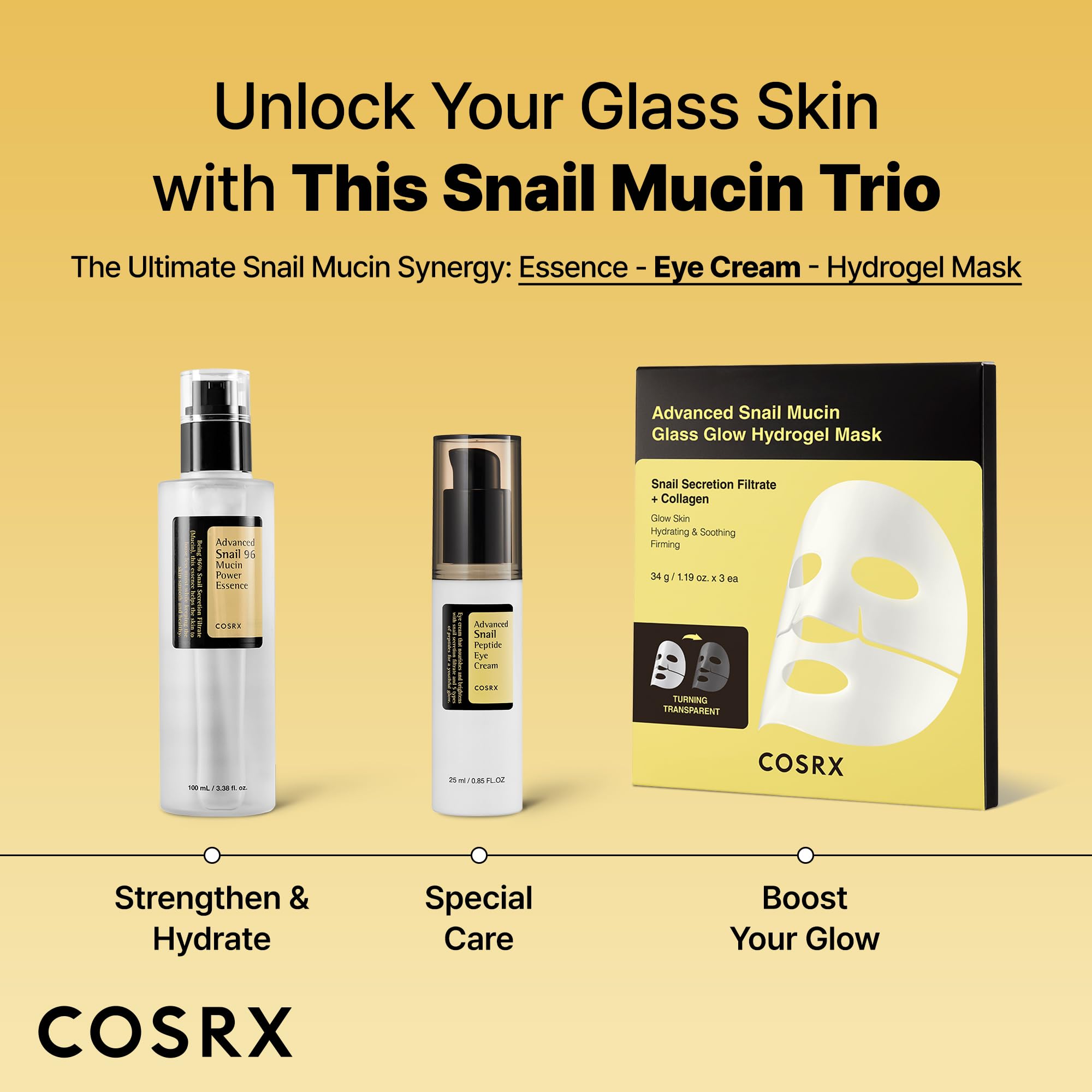 Packaging and label of COSRX Snail Mucin Peptide Under Eye Cream