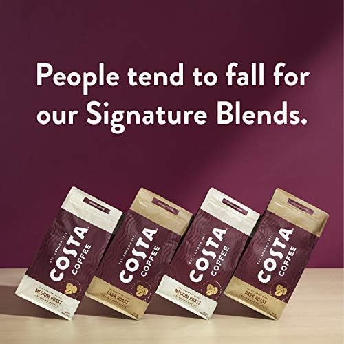 Costa Signature Blend 12 oz bag on kitchen counter
