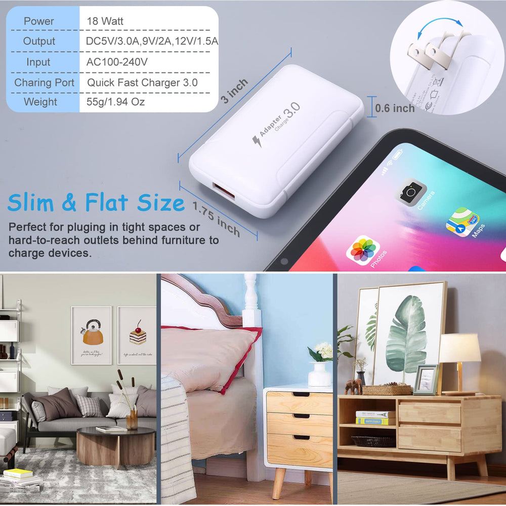 Costyle GaN 18W Fast Charge 3.0 tech enables compact, efficient charging.